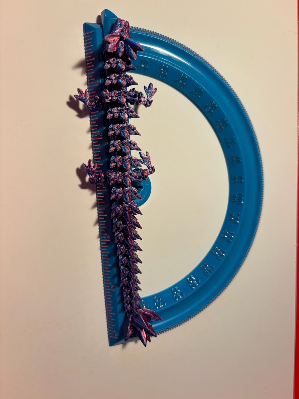 Pink/Blue 3D Printed Dragon and Egg